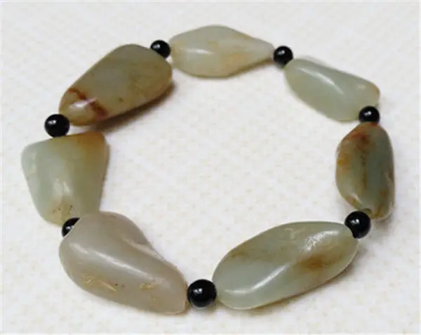 

Hot sell ->@@ New China's xinjiang hetian jade 100% natural original seed makings bracelet NEW -Top quality free shipping
