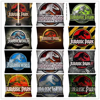 

Top Sale Throw Pillow Case adventure Movie Jurassic Park Bestative pillow Cover Cushion cover