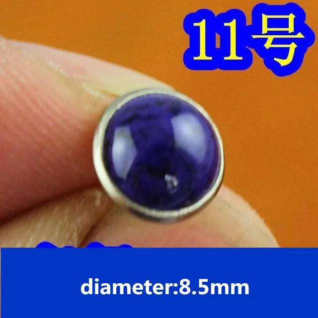 50 шт. 8,5 мм полукруглые цветные бирюзовые заклепки DIY металлические заклепки панк для обуви сумки джинсы одежда ремесла поставки ремень винт - Цвет: 11