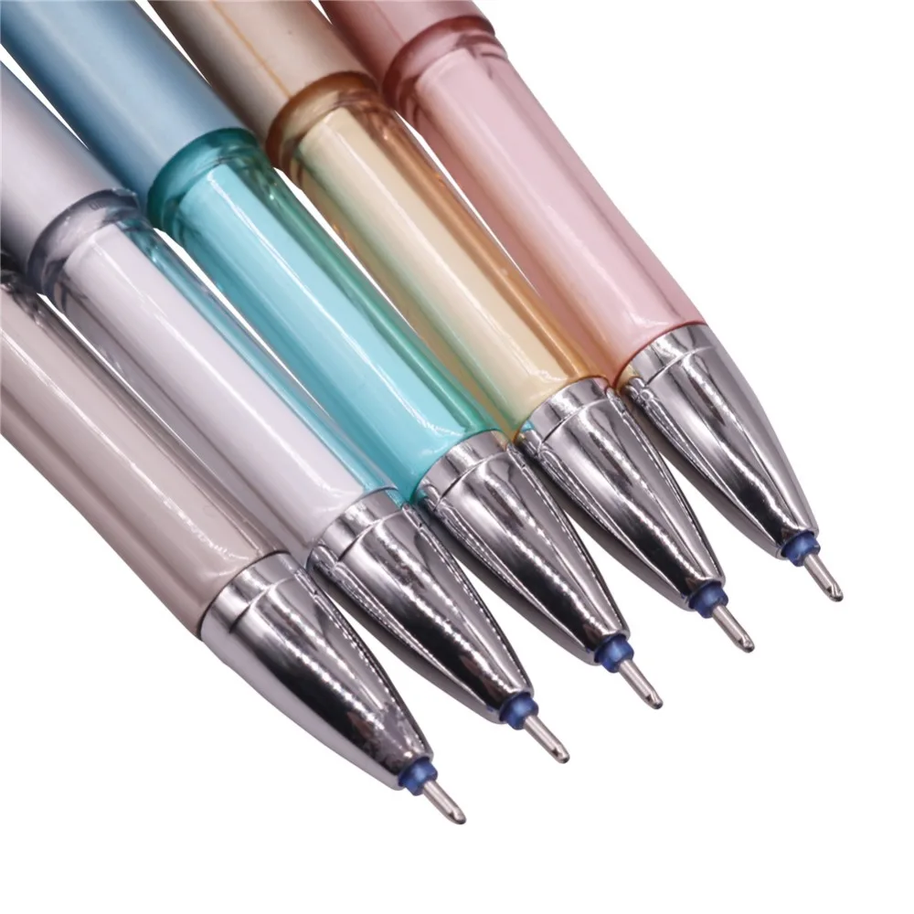 12 шт. 0,38 мм игольчатые наконечники стираемая ручка синие и черные чернила опционально разноцветная ручка держатель микс высококлассная для студентов канцелярские принадлежности ручка