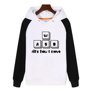 

The Keyboard it is how I move Hoodies men women Sweatshirt winter Streetwear Thick Hoodie Tracksuit Sportswear GA751