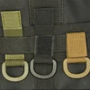 1Pc Tactical Multifunction Nylon Molle Webbing Belt D-Ring Carabiner Magic tape Hanging Keychain Backpack Hook molle buckle ► Photo 3/6