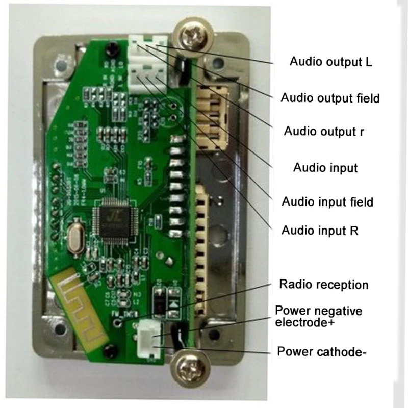 LEORY Беспроводной bluetooth MP3 WMA декодер доска 12 V модуль DAC с USB карты памяти SD U диск Media