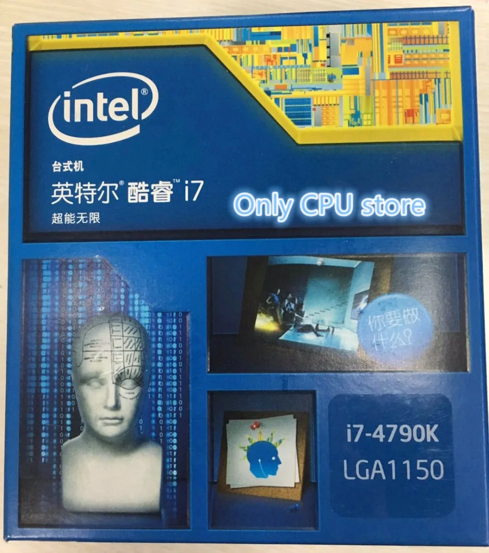 

New and original Intel i7 4790K quad-core CPU 1150 needle quality assurance for a year Free shipping