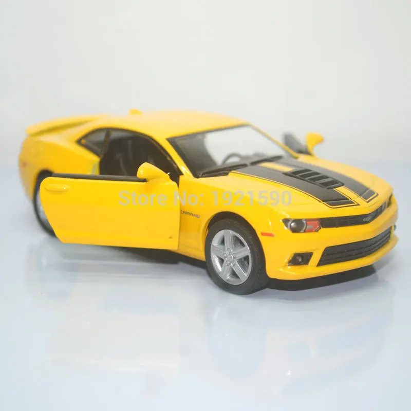 YJ 1/38 масштабные автомобильные игрушки Chevrolet Camaro литая металлическая модель автомобиля для коллекции/подарка/детей/украшения