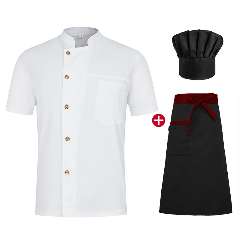 Шеф-повар Ресторан форменные футболки однобортная хлебобулочные кухня повар куртка высокое качество для отелей для кейтеринга одежда для шеф-поваров Хлопковые Штаны