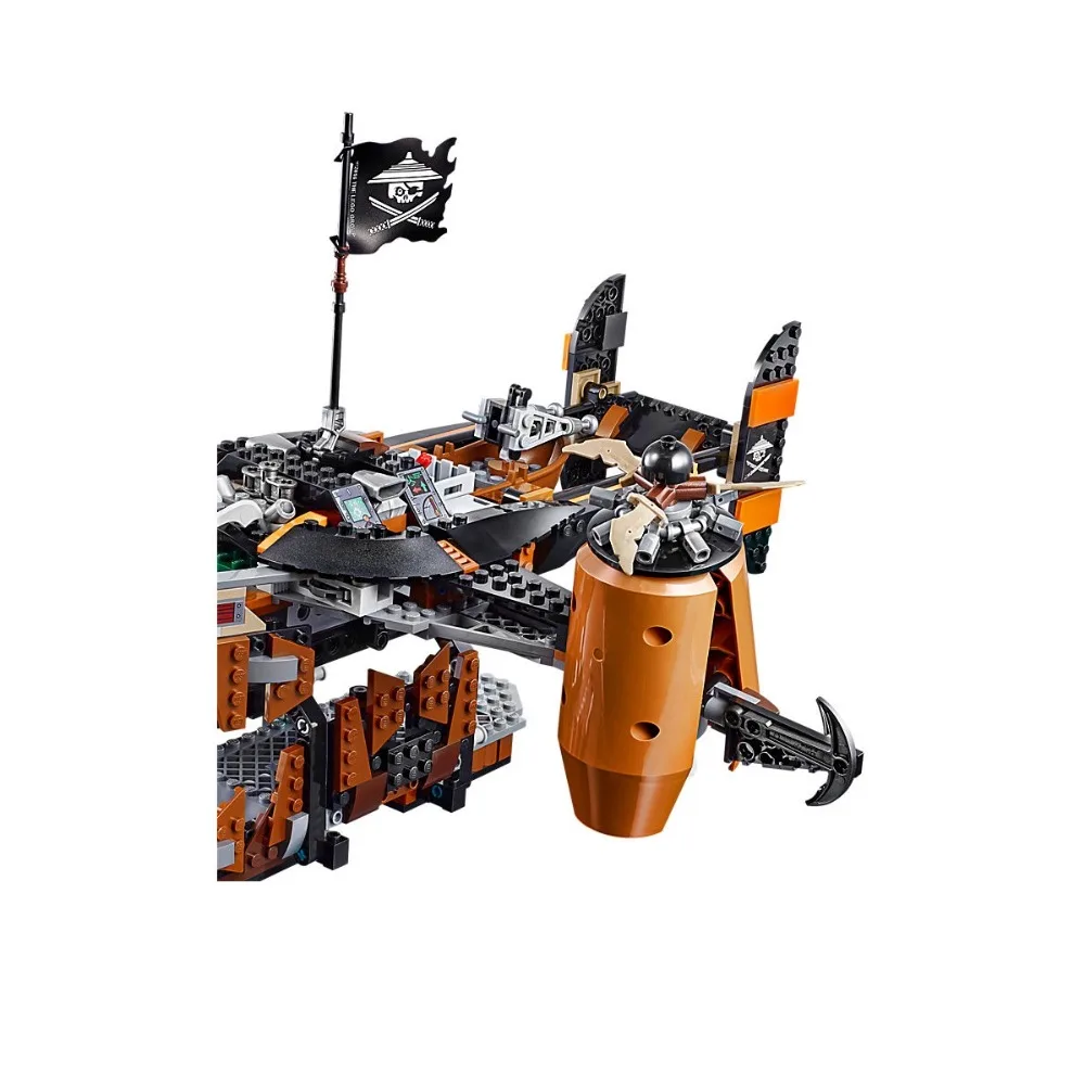 Продажа Ninjagoe набор 70605 757 шт Строительные блоки Совместимые игрушки Legoe для детей Кирпичи Модель мальчик подарок несчастье держать