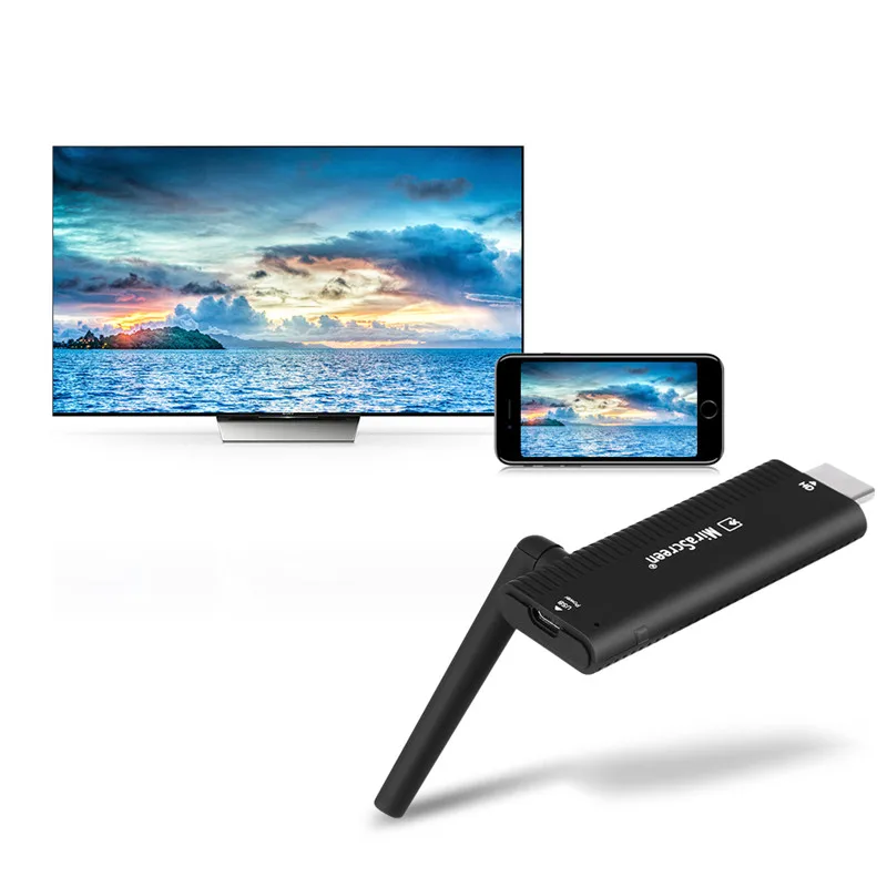 MiraScreen B4 беспроводной HDMI электронный ключ 2,4 ГГц медиа тв Stick Поддержка Miracast Airplay DLNA 1080 P 128 MB Оперативная память медиа тв Stick
