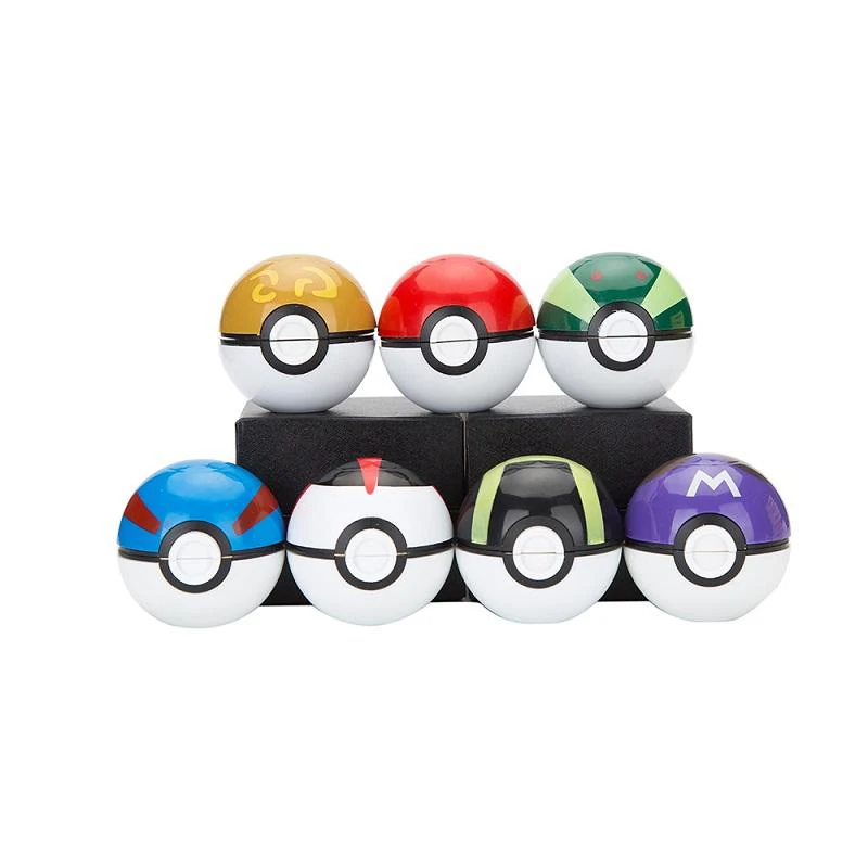 1 шт. 3-слойный цинковый пластик Pokemon Pokeball измельчитель табака травы | Дом и сад