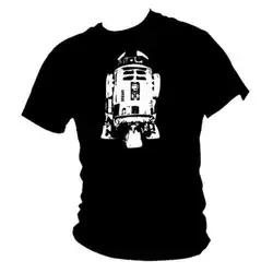 R2D2-Звездные войны фильм DROID Мужская 100% футболка coton футболка с круглым вырезом модная повседневная футболка высокого качества с принтом