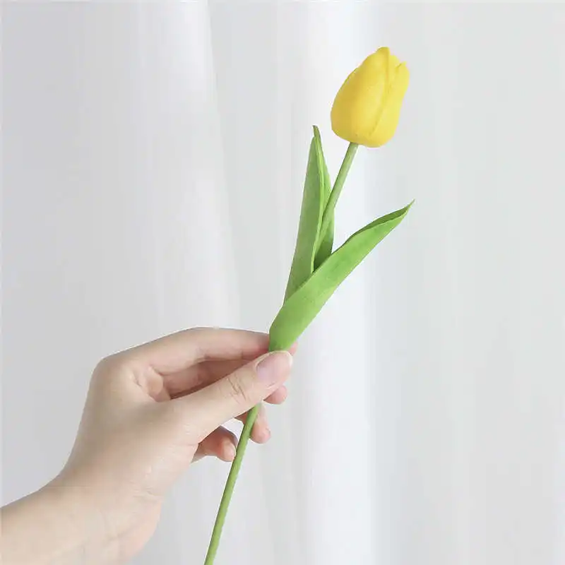 Мини Искусственный тюльпан латексный настоящий свадебный букет домашние искуственные цветы для декора букет для украшения шелк 19APR22