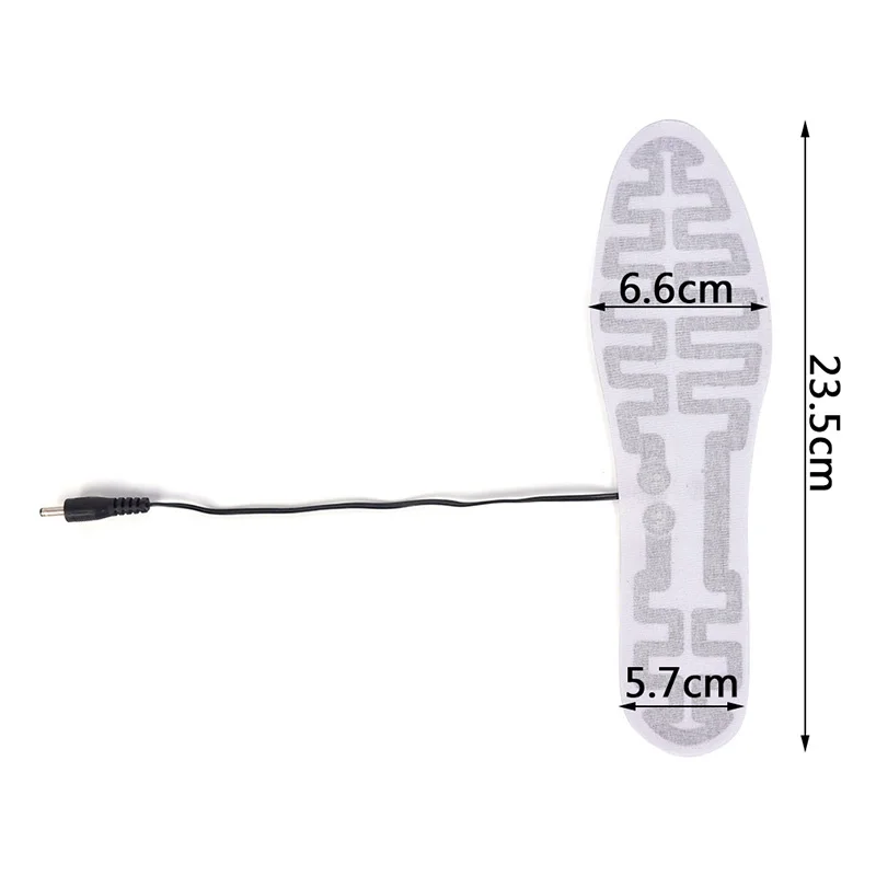 USB Heated Insoles For Women Men Winter Foot Warmer Carbon Fiber Heating Element For Shoes Waterproof Heating Film