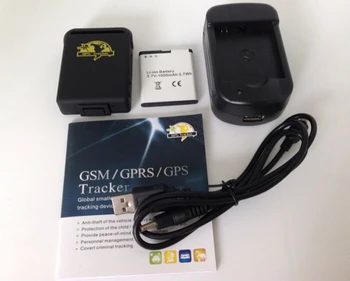 

Mini Real Time Car GPS Locator GSM Cat Tracking Collar Tk102-2 No box