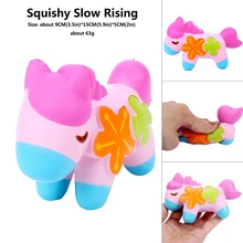 Jumbo pink Horse Flying Horse galaxy Squishy Unicorn Slow Rising squeeze relieve stress baby kids adult squash toys dolls gadget jumbo squishy coloured strawberry relieve stress toys