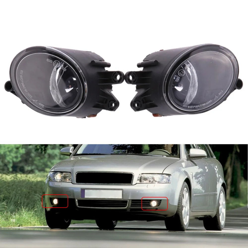 

Car Auto Fog Light Front Bumper Driving Fog Grill Lights Lamp for Audi A4 B6 02-05 03 04 Sedan Car-Styling