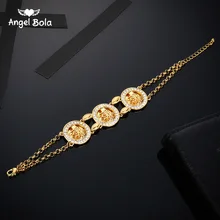 24 см Тёрк монета Бог браслеты для женщин, средний ювелирные изделия в восточном стиле Африка мужчины не тусклые, арабские Тёрк монеты талисманы мусульманский браслет подарки