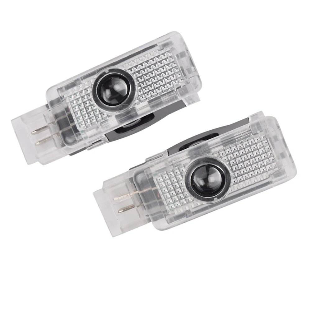 2X سيارة الباب تحذير ضوء شعار العارض LED لمرسيدس بنز W203 C-الطبقة