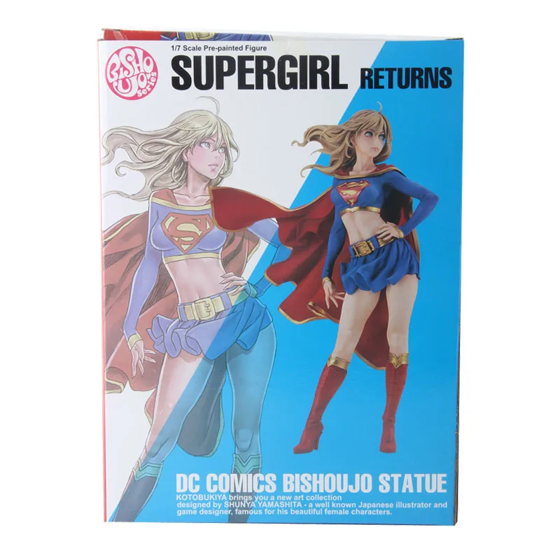 DC Comics Bishoujo Вселенная Супергерл фигурка Kotobukiya полная коллекционная игрушка 21 см