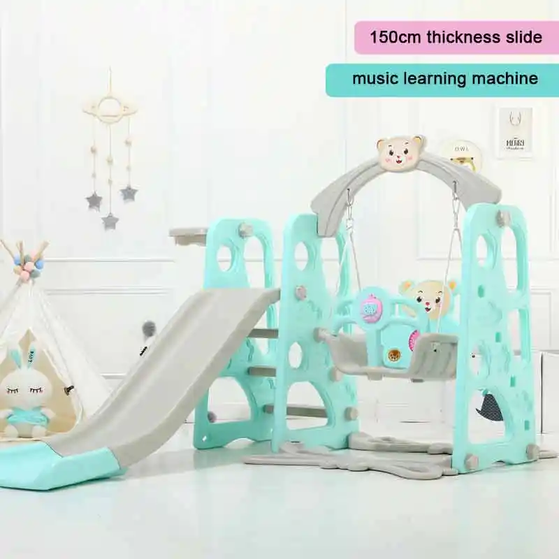 infant swing and slide set