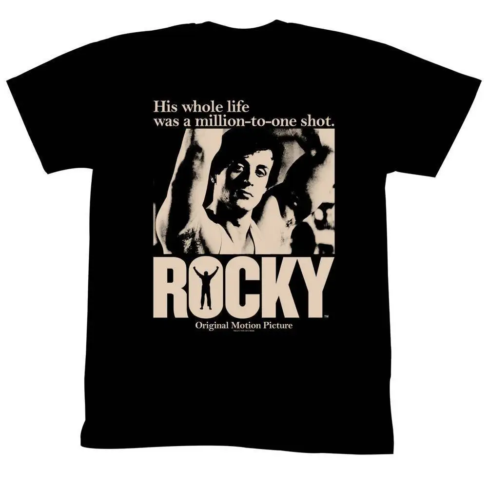 

ROCKY Men's Short Sleeve T-Shirt BLACK GREASED LIGHTNING Cool Casual pride t shirt men Unisex New Fashion tshirt free