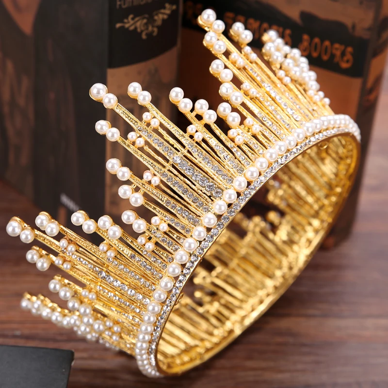 Vintage-Gold-Pearl-Tiara-Round-Big-Crown-Crystal-Rhinestones-Bride-Hair-Jewelry-Queen-Crowns-For-Wedding (1)