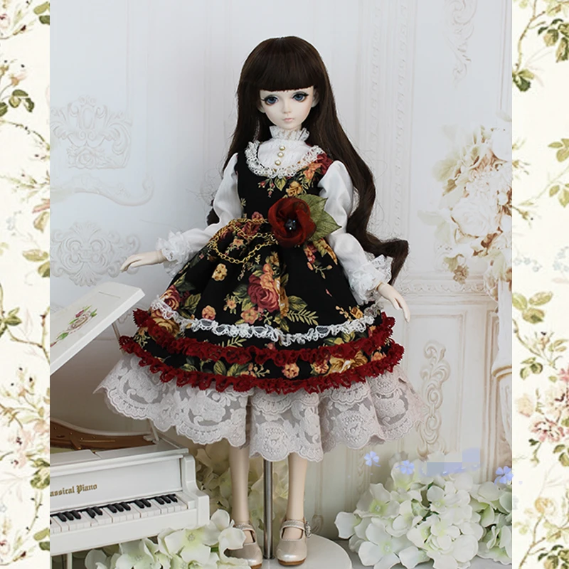 Платье в стиле «лолита» для BJD куклы 1/3 1/4 1/6 Bjd платье bjd кукла аксессуары