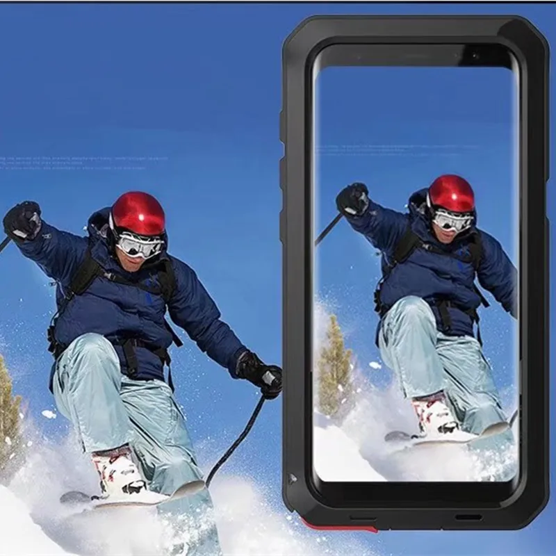 Классический металлический защитный водонепроницаемый чехол для Samsung Galaxy S8 PLUS S9
