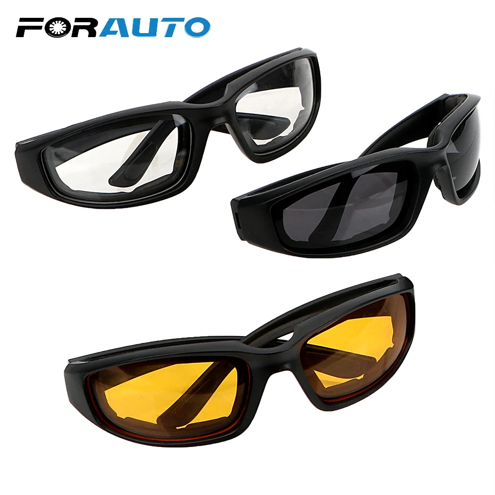 

FORAUTO Car Night-Vision Glasse UV Protection Motocross Goggles Protective Gears Sunglasses Driver Goggles Anti Glare
