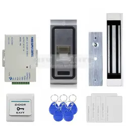 Diykit 180 кг магнитный замок отпечатков пальцев 125 кГц RFID ID Card Reader 2 в 1 двери Система контроля доступа комплект