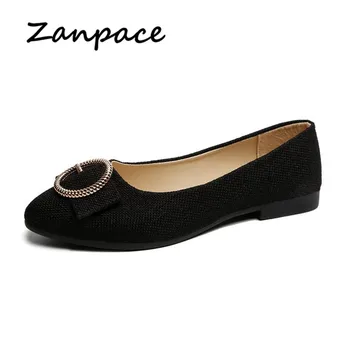 

Four Seasons Platform Shoes Spring Casual Shoes Women 2019 Ballet Flats Pointed Toe Loafers Boat Shoes Women Offer Zapatos Mujer