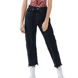 LASPERAL 2019 Новый женский, Черный Свободные джинсы Модные Узкие тонкий широкую ногу джинсовые брюки Высокая талия ретро колокол дно Stretch Trouser