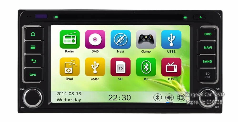 Discount Car DVD Player GPS Navigation FOR toyota Hilux Fortuner Innova old camry corolla vios RAV4 Prado Aversis Majority Florid Cowry 27