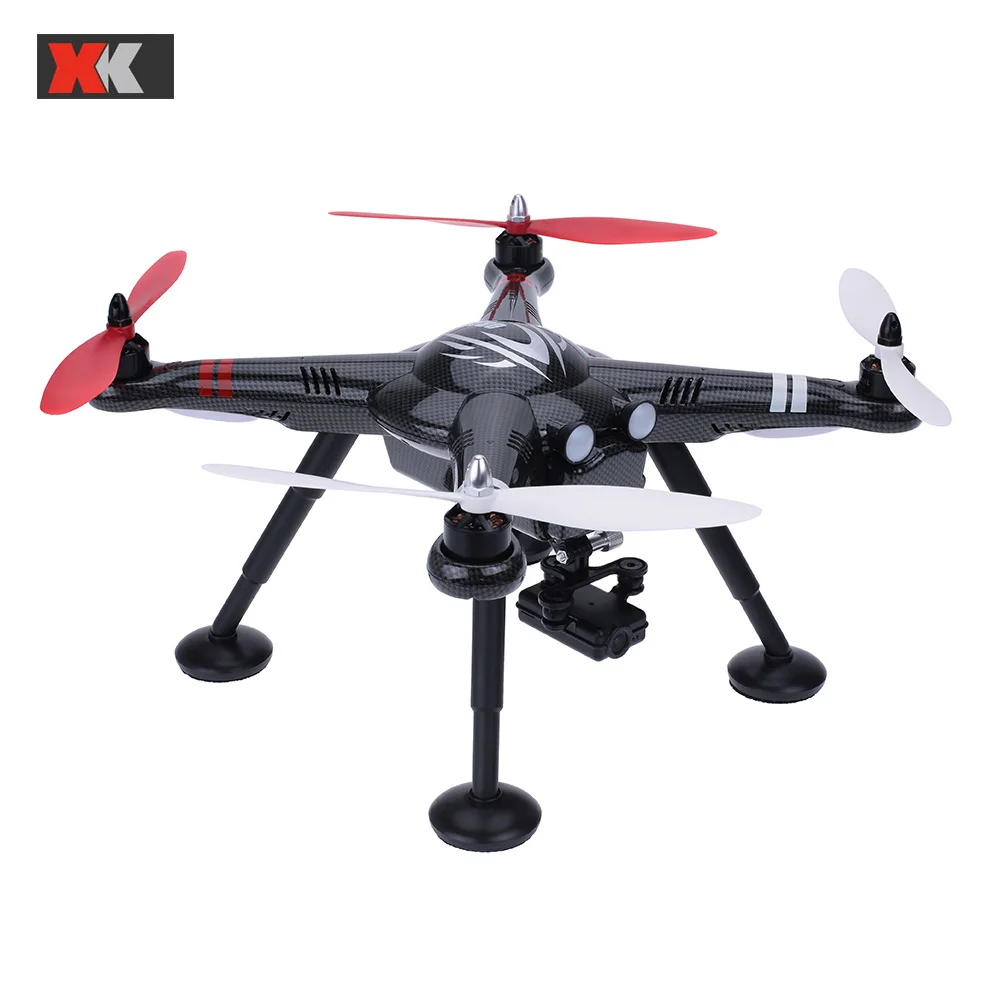 XK X380-B gps Gimbal 2,4G Aerial 1080P HD камера 6 Axis Gyro RC Квадрокоптер RTF с безголовым режимом 30 минут время полета Радиоуправляемый Дрон - Цвет: Black