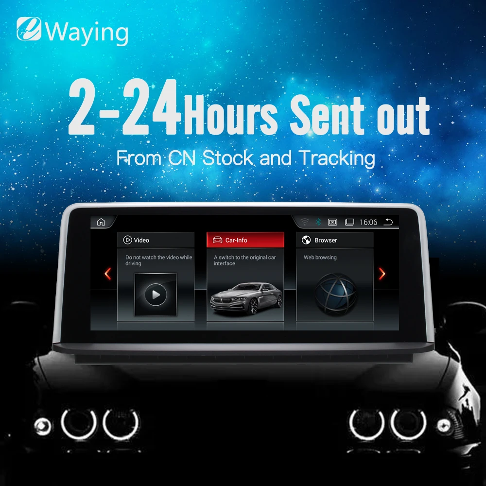 

Ewaying 10.25" Quad-Core Android 7.1 2G+32G IPS screen for BMW Series 3 F30 F31 F34 Series 4 F32 F33 F36 GPS Navigation iDrive