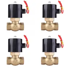 Паровой латунный электромагнитный клапан ручной сливной клапан латунный двусторонний нормально электромагнитный клапан для воздушной воды паровой электрический клапан