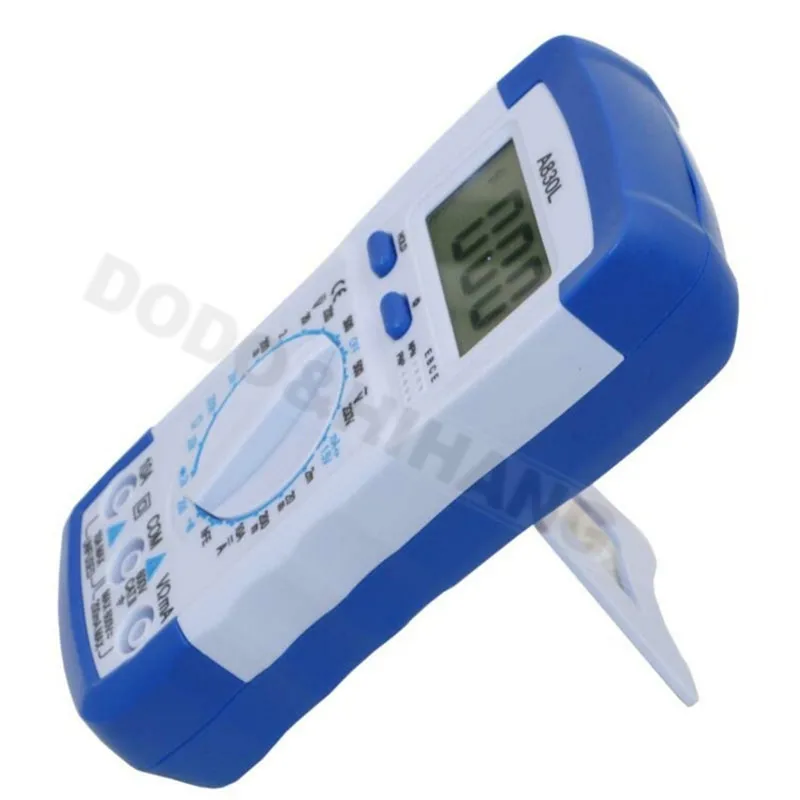 A830L Digital Multimeter LCD Backlight ACDC Ammeter Diode Frequency Multitester Voltmeter Ohm Portable Voltage Meter Tool D1019 (9)