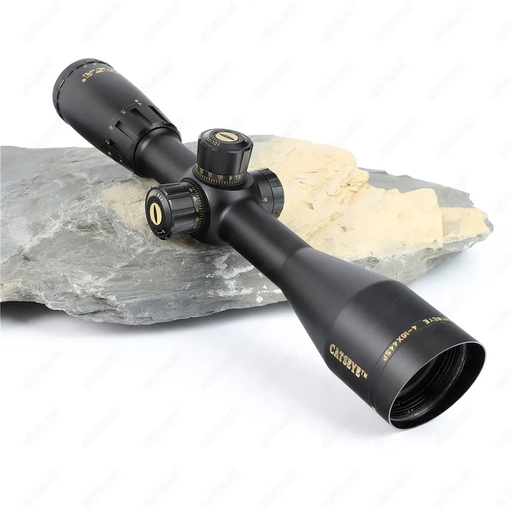 BSA Catseye 4-16X44 SP Hunting Optics Riflescopes Side Parallax Mil-dot Reticle Turrets Lock Integrated Sunshade Rifle Scopes (6)