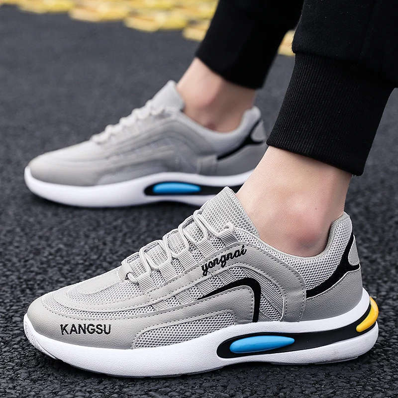 

2019 Light Running Shoes Sports Shoes Breathable Soft marathon Sneakers Comfort Fitness Four seasons models Men Sport Footwears