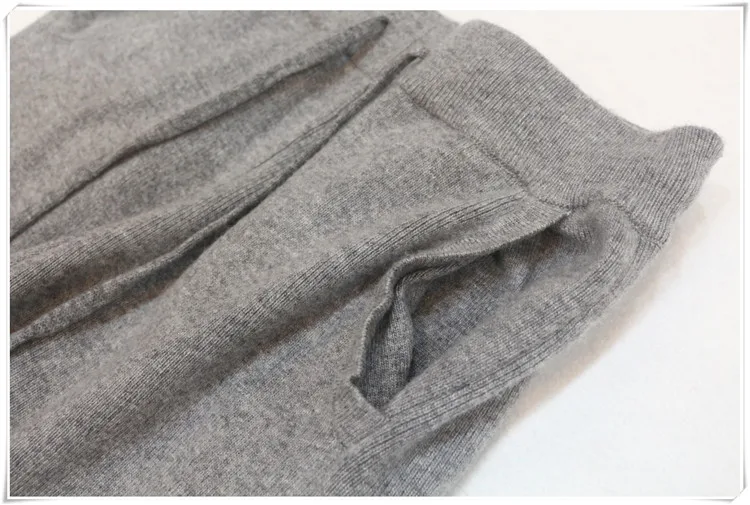 2019 зимний шерстяной и кашемировый вязаный теплый костюм с вырезом лодочкой бархатный свитер + норковые кашемировые брюки для отдыха из