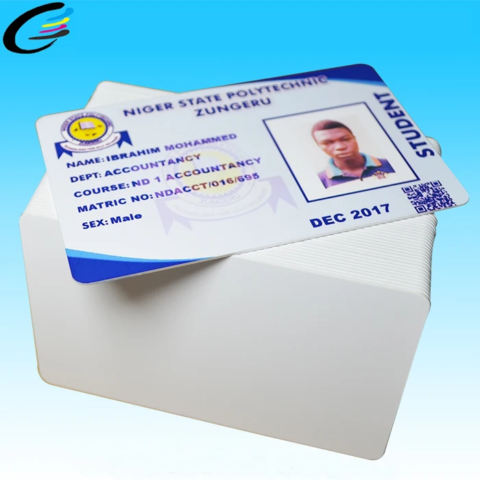 

Blank PVC Card for ID card Work card VIP card inkjet printing