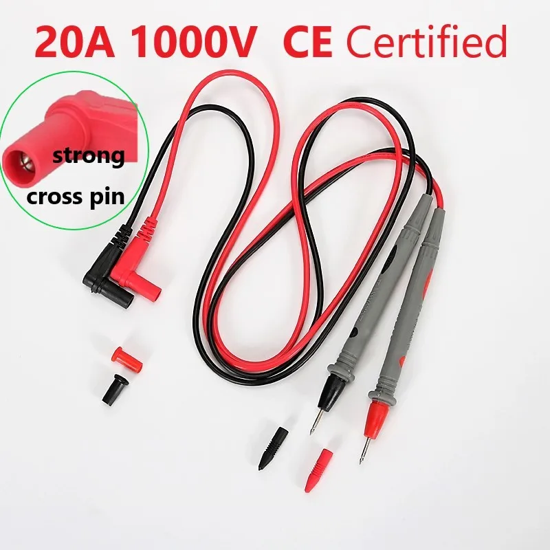 

1 pair, china best quality Universal Probe Test Leads Pin for Digital Multimeter Needle Tip Meter Multi Meter Tester Lead Probe