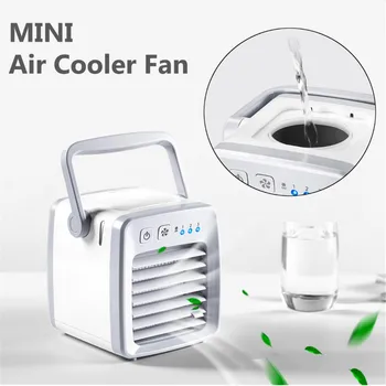

Portable Mini Air Conditioner Fan Personal Space Fan Cooler USB Arctic Cooling Humidifier The Quick Easy Way To Cool For Home