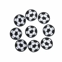 Patchs brodés Football, autocollants pour Jeans, décoration jean, à repasser pour vêtements faits à la main, applique couture, 10 unités/lot