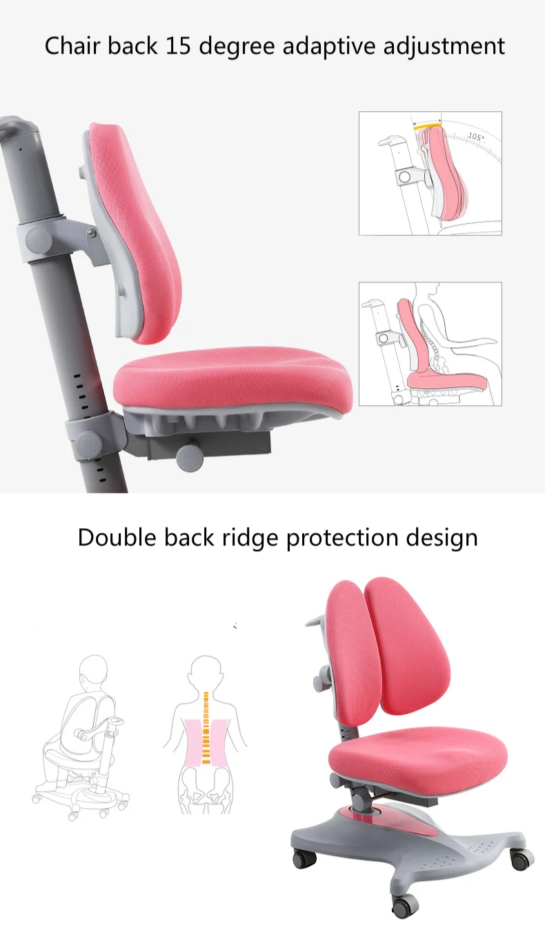 Многофункциональный дети изучают стол и стул набор поднял хранения письменный стол творческий двойной стул с колесо регулируется угол