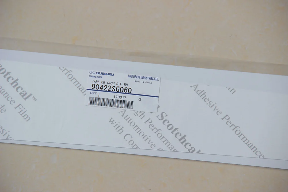 

90422SG060 Genuine TAPE DR SASH R F RH For Subaru Legacy Outback