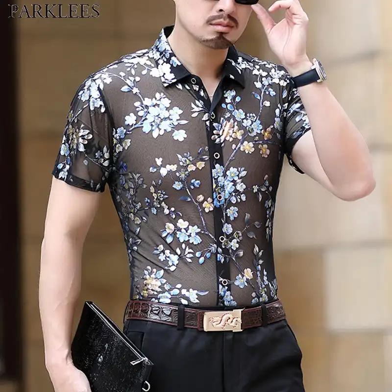 camisas de encaje para hombre