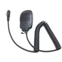 Микрофон с лампой для baofeng UV5R UV82 UV6 UV-8 2PIN kenwood TK3107 TK3207 с подкладкой радио J68