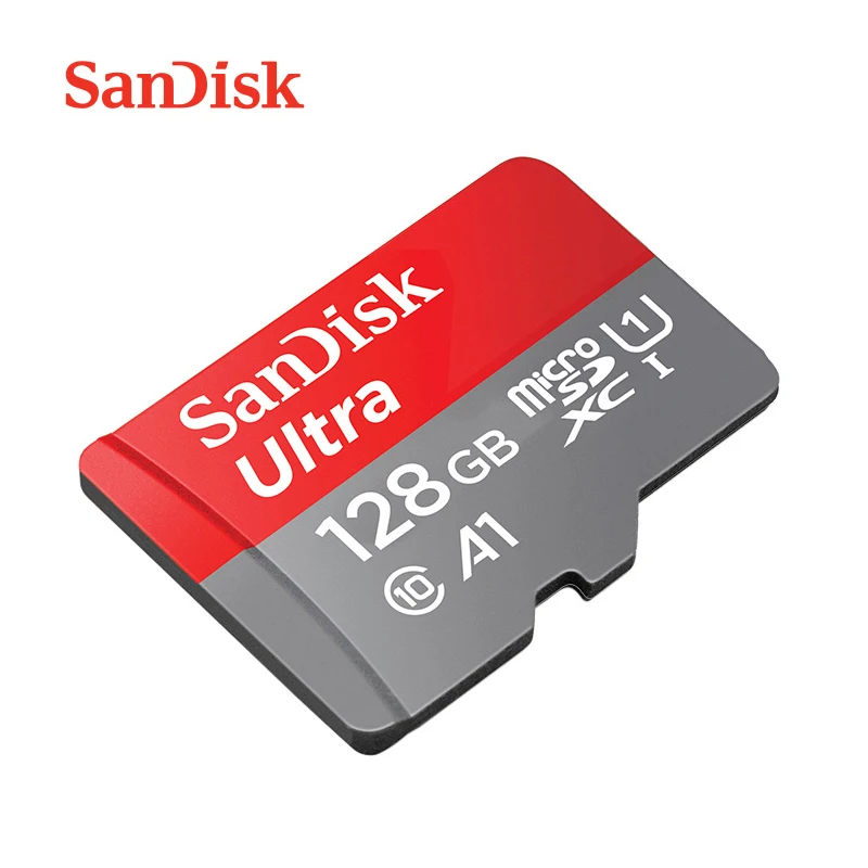 Карта памяти SanDisk Ultra 256 ГБ 200 ГБ 128 Гб 64 ГБ карта microSDXC 32 Гб 16 Гб microSDHC UHS-I класс 10 micro SD карта 98 МБ/с./с tf-карта - Емкость: 128 ГБ