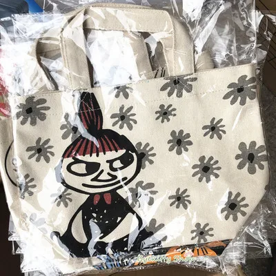 Moomin японская сумка на молнии Bolsa Organizadora Finland хлопковая Холщовая Сумка через плечо дорожная сумка для хранения Estetoscopio Littmann - Цвет: Красный