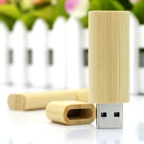 Деревянный USB флэш-накопитель 1 ТБ Бамбуковая Кленовая древесина + упаковочная